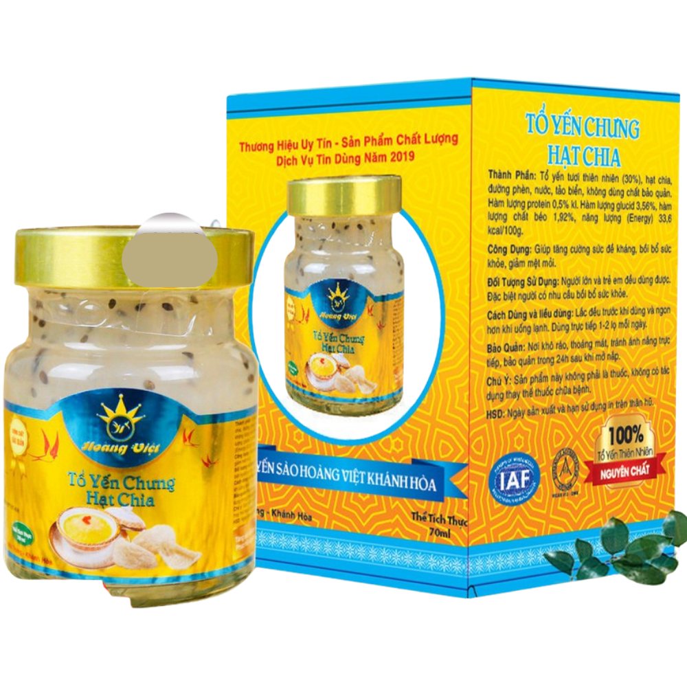 YẾN CHƯNG HẠT CHIA